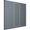 Ekena Millwork 28-in. W x 72-in. H Ashford Panel Moulding Kit Single Panel PMLKAS28X72A - alternate 2
